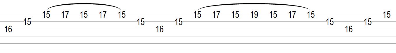 Sweep Picking Note Variations