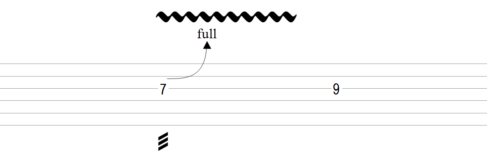 Bent Guitar Note With Vibrato